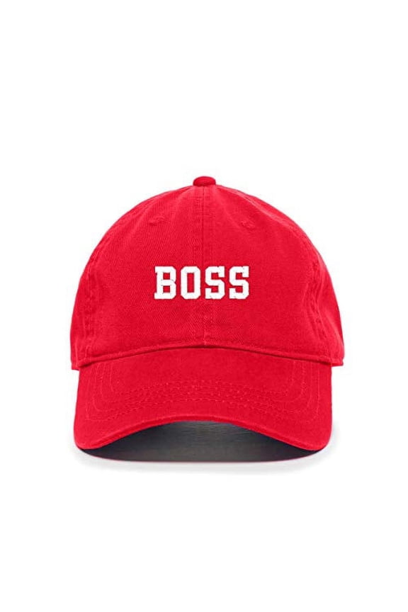 Boss Baseball Cap Embroidered Cotton Adjustable Dad Hat