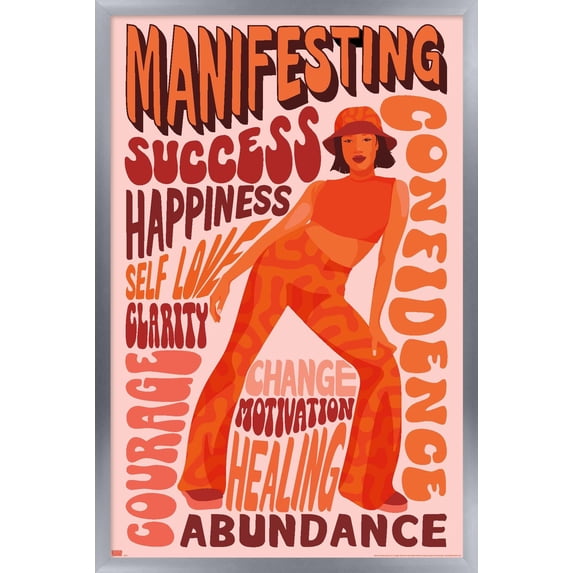 Boss Beauties - Red Wall Poster, 14.725" x 22.375" Framed