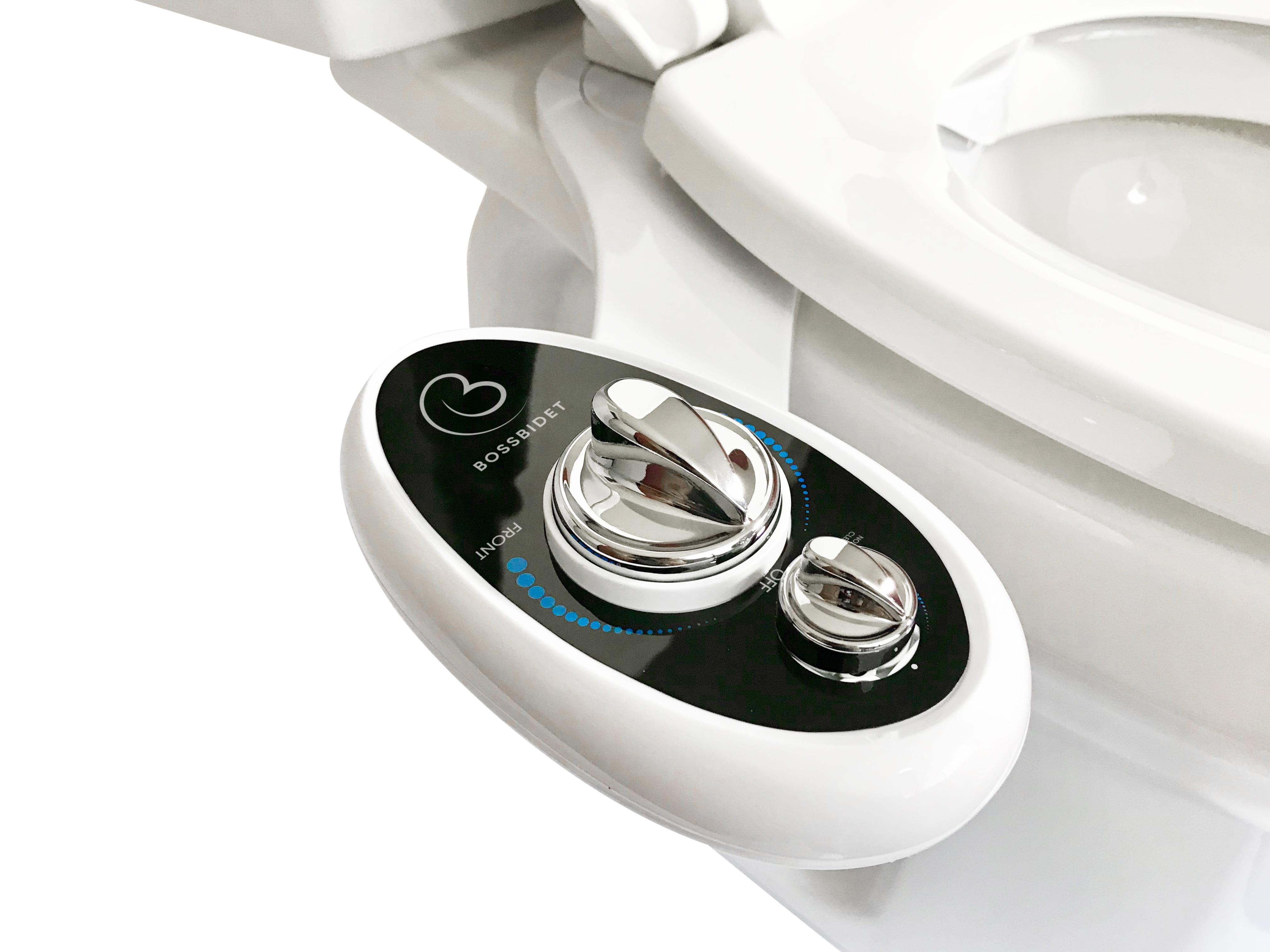 Boss Bidet Non-Electric, Bidet Attachment Black with Adjustable Water Pressure