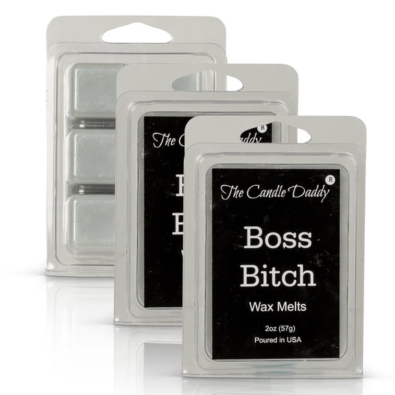 Boss Bitch - Apple Maple Bourbon Scent - Maximum Scented Wax Melt Cubes - 2 Ounces Each