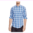 thumbnail image 1 of Boss Black Slim-Fit Cotton Button-Down Shirt, Size L, MSRP $155, 1 of 2