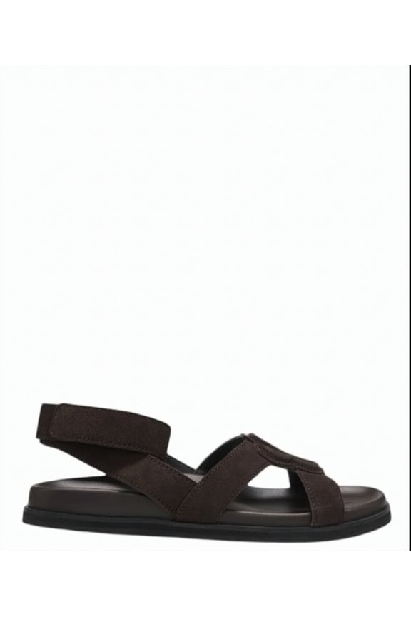Brown Freyah Suede Upper Sandal Shoes Brown (Women's)
