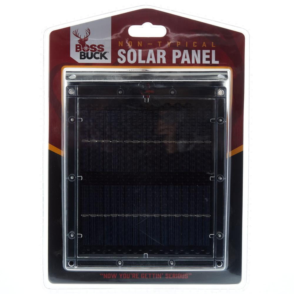 Boss Buck 12V Drum Mount Solar Panel with Wire Guard Assembled