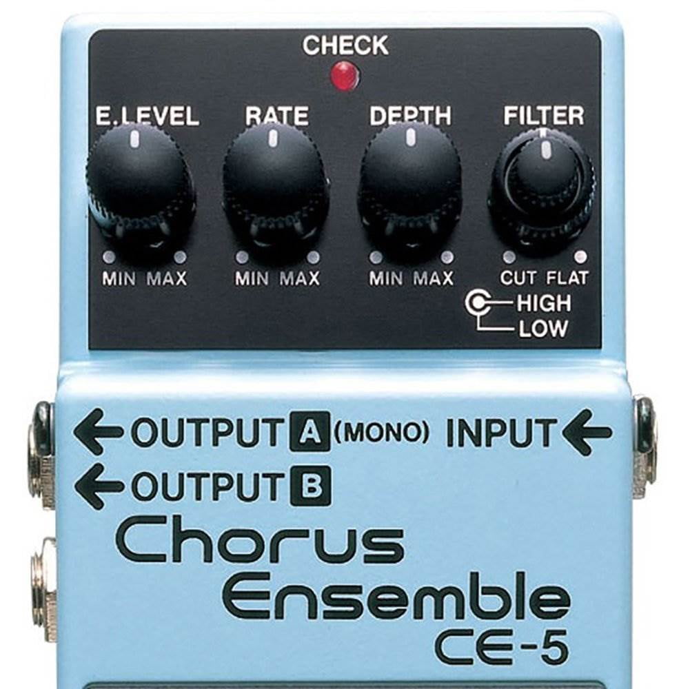 Boss CE-5 Stereo Chorus Ensemble Bypass Guitar Sound Noise