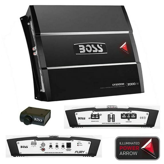 Boss CF2000M Chaos Fury 2000W Monoblock, Class A/B Amplifier