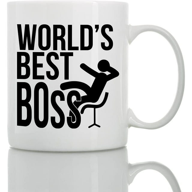 Boss Coffee Mug Best Boss Gifts for Women & Men Funny The Office