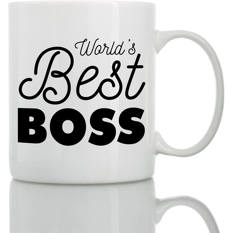 Boss Coffee Mug - Best Boss Gifts for Women & Men Funny - The Office Mug  for Boss - Christmas Birthday Happy Boss Day Gift Ideas - World's Worst Boss  Mug 