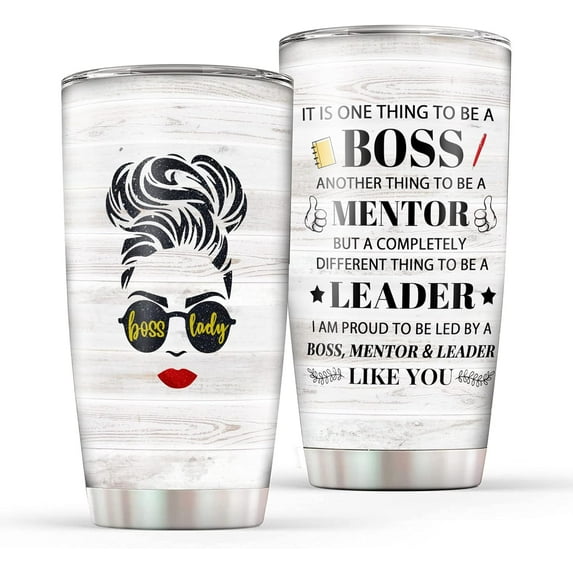 Boss Day Gifts For Women Boss Travel Mug Boss Cup World Best Boss Gifts For Female Boss Christmas Birthday Gifts For Women Boss 20 Oz