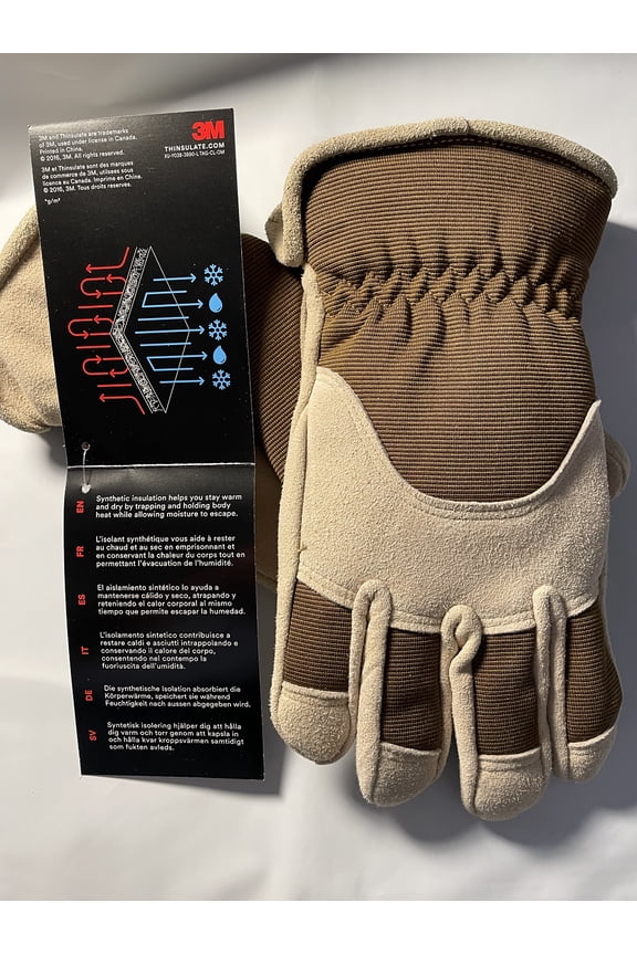 Deerskin Winter work gloves large