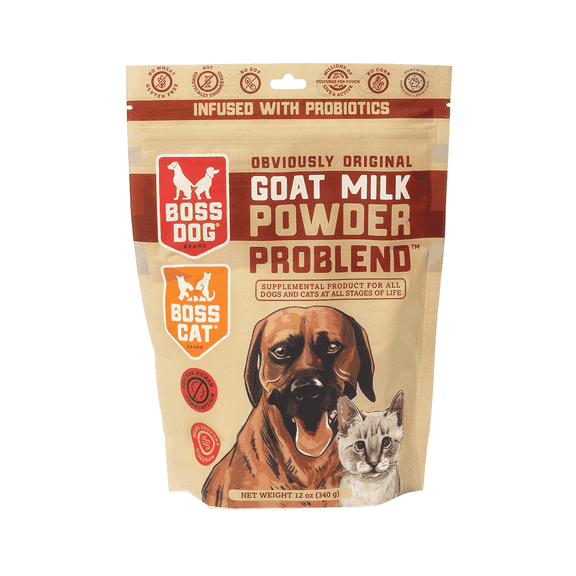 Boss Dog & Cat Problend Probiotic Goat Milk Powder, 12oz, Dogs & Cats