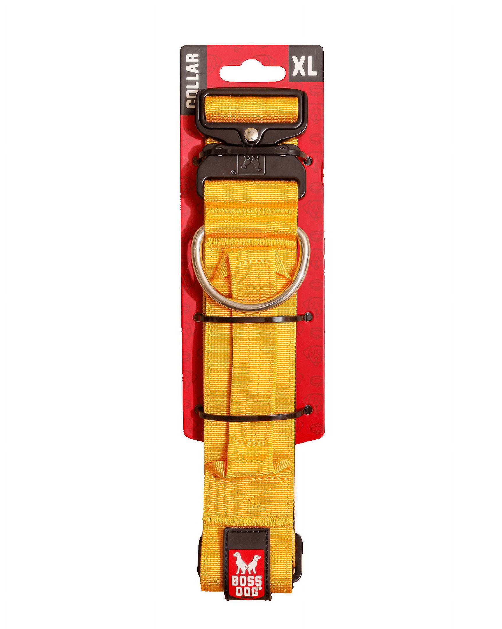Boss Dog Tactical Collar, Yellow, X-Large