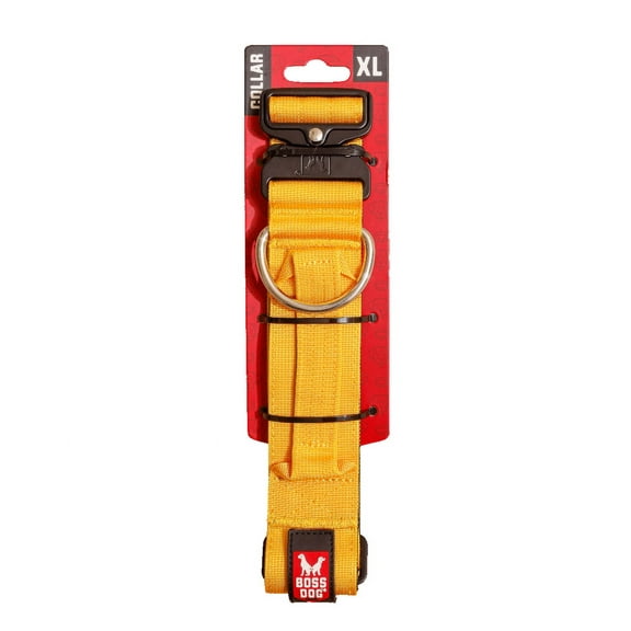 Boss Dog Tactical Collar, Yellow, X-Large