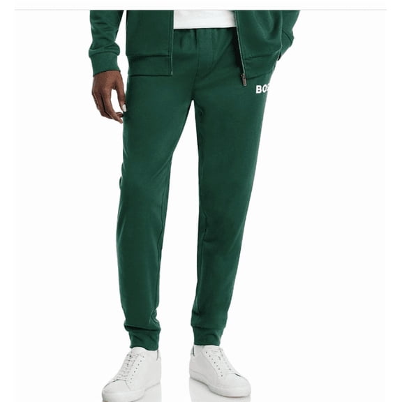 Boss Ease Cotton Logo Print Joggers Regular Fit