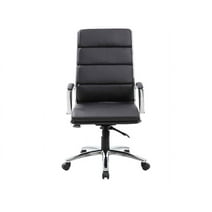 Boss Executive CaressoftPlusâ„¢ Chair with Metal Chrome Finish