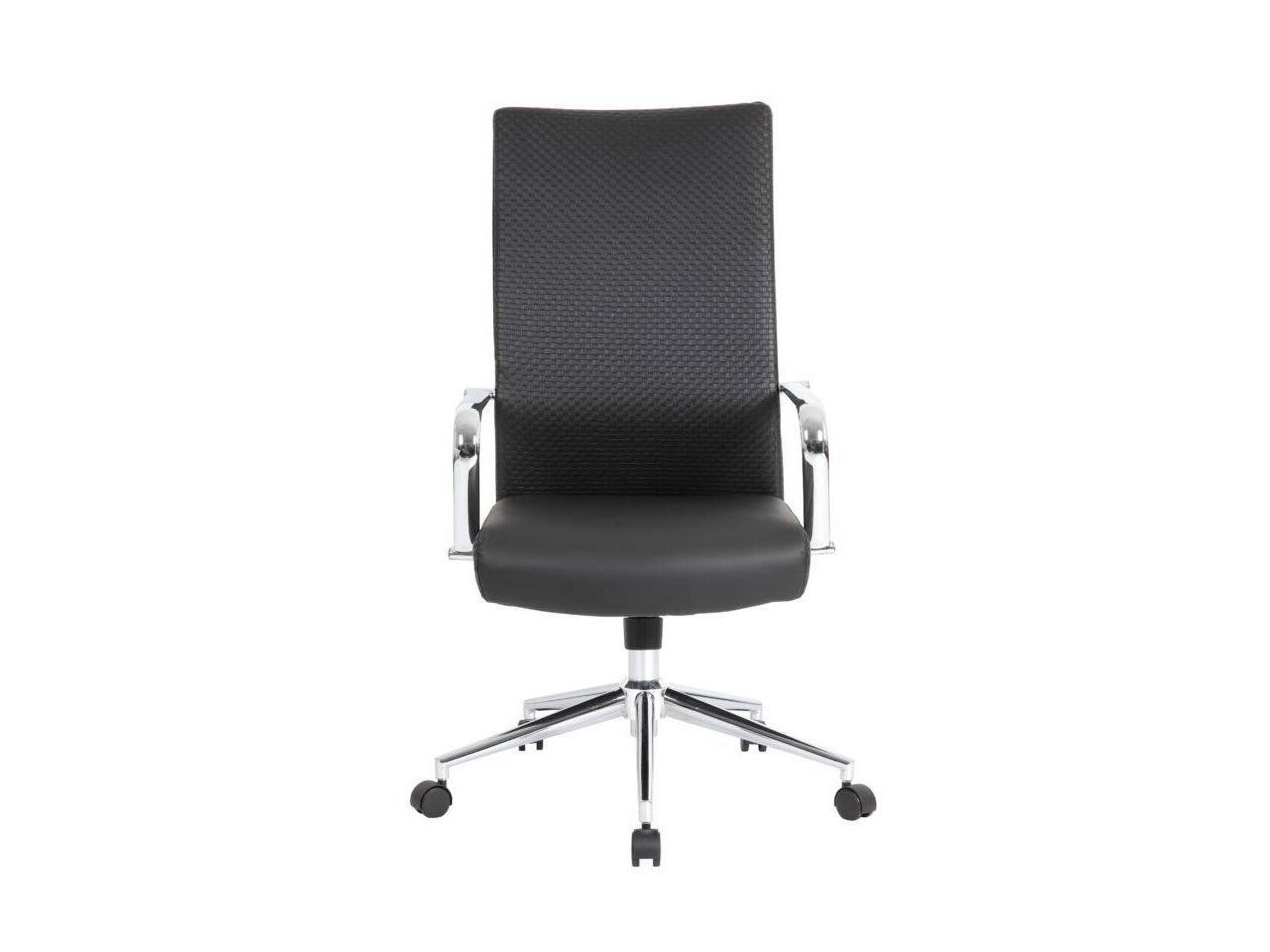 Boss executive chair with metal chrome finish sale