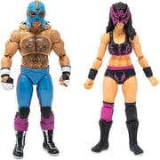 Boss Fight Legends of Lucha Libre Premium Lady Maravilla and Konnan   Includes Interchangable Parts and Accessories and Features Incredible Articulation   112