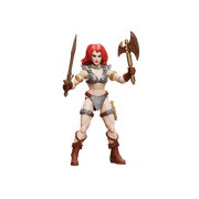 Boss Fight Studio Immortal Champions Red Sonja Action Figure   Highly Articulated Collectible Figurine with Accessories Including Iconic Chainmail Bikini, Sword, and Axe   5.5  Scale