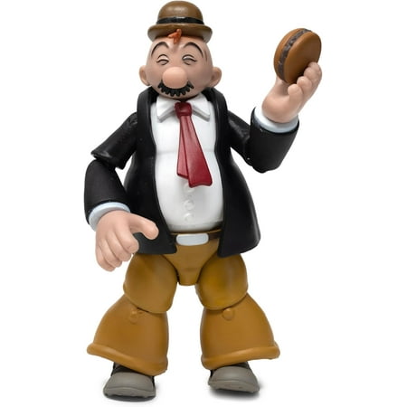 Boss Fight Studio J. Wellington Wimpy Popeye Classics Wave 2 Collectible Action Figure – Highly Articulated Figurine and Accessories - Alternate Hands and Head, Hat, Hamburgers & Meat Grinder – 1:12