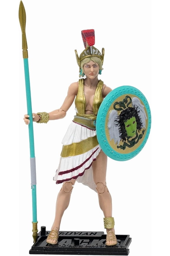 Vitruvian H.A.C.K.S. 10th Anniversary Edition Athena Action Figure - Highly Articulated Collectible & Customizable Figurine with Interchangeable Parts and Accessories - 1:18 Scale