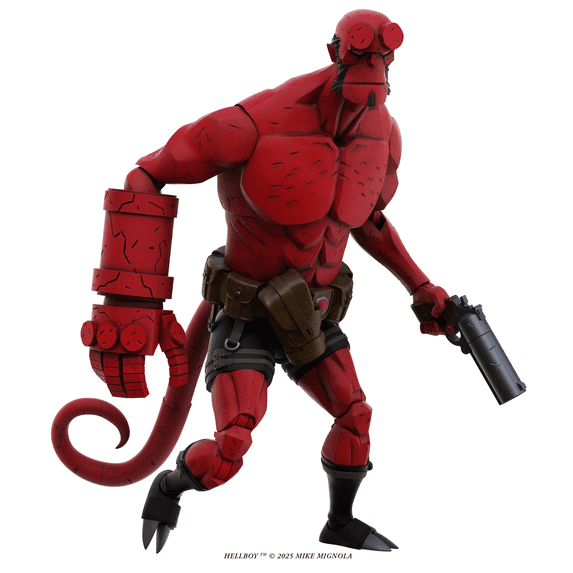 Boss Fight Studio Hellboy Action Figure - Wave 1 Box Full of Evil Highly Articulate Collectible Figurine and Accessories - 1:12 Scale