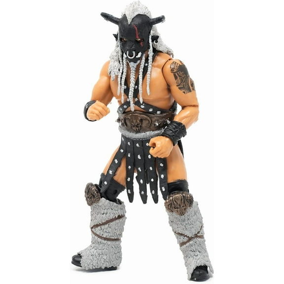 Boss Fight Studio Black Taurus, Legends of Lucha Libre Fanaticos Collectible Action Figure Highly Articulated Figurine with accurate Design, Detailed Sculpting, & Custom Blister Card 1:12