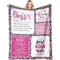 thumbnail image 1 of Boss Gifts for Men, Gifts for Boss Male, Boss Day Gift for Men, Boss Appreciation Gifts, Boss Birthday Gift for Men, Retirement/Thank You Gift for Boss Throw Blanket 60x50 Inch, 1 of 5