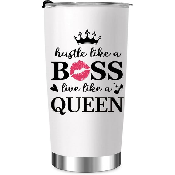 Boss Gifts for Women, Boss Day Gifts for Women, Christmas Birthday Gifts for Boss, Manager, Leader, Appreciation Gifts for Women, Boss, 20 Oz Stainless Steel Tumbler, Boss Lady Tumbler