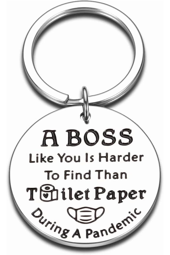 Boss Gifts for Women Funny Boss Birthday Gift for Woman Bosses Keychains Thank You Gifts for Women Employees Appreciation Gift Anniversary Leader Retirement Boss Day Farewell Leaving