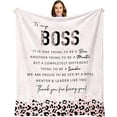 thumbnail image 1 of blanket (Leopard print-Boss Lady, 60"X50"), 1 of 5