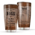 thumbnail image 1 of Boss Gifts for Men Boss Travel Mug Boss Cup World Best Boss Gifts for Male Boss Christmas Birthday Gifts for Boss 20 Oz, 1 of 6