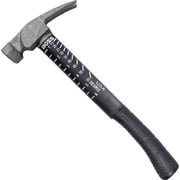 Boss Hammer BH16TIPFS 16 oz. Fiberglass Handle Smooth Face Titanium Hybrid Hammer