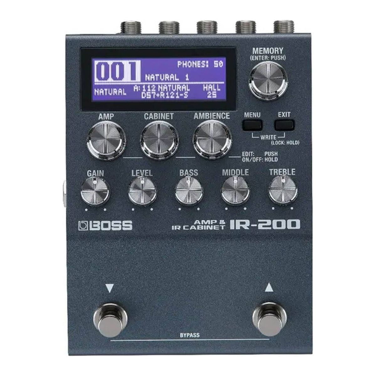 ギター BOSS IR-200 Boss IR-200 Amp & IR Cabinet Guitar Effects Pedal - Walmart.com