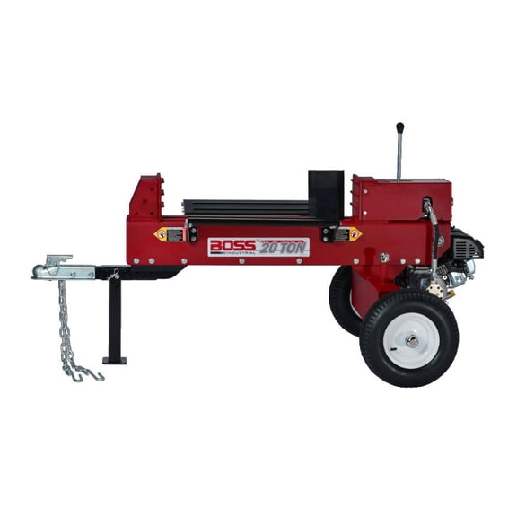 Boss Industrial 20 Ton Dual Action Gas Log Splitter With 6.5 Hp 4-Cycle Ohv Kohler Engine