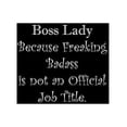 thumbnail image 1 of Boss Lady Because Freaking Badass is not an Official Job Title : Line Notebook Handwriting Practice Paper Workbook (Paperback), 1 of 1