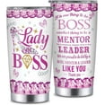 thumbnail image 1 of Boss Lady Gifts for Women, 20oz Insulated Tumbler Boss Day Gifts for Women, Best Boss Lady Gifts for Female Boss Christmas Birthday Appreciation Gifts, Boss Gifts Ideas Mug, 1 of 6