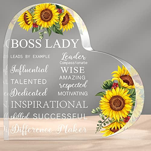 Boss Lady Gifts for Women Acrylic Boss Lady Desk Boss Lady Office Decor