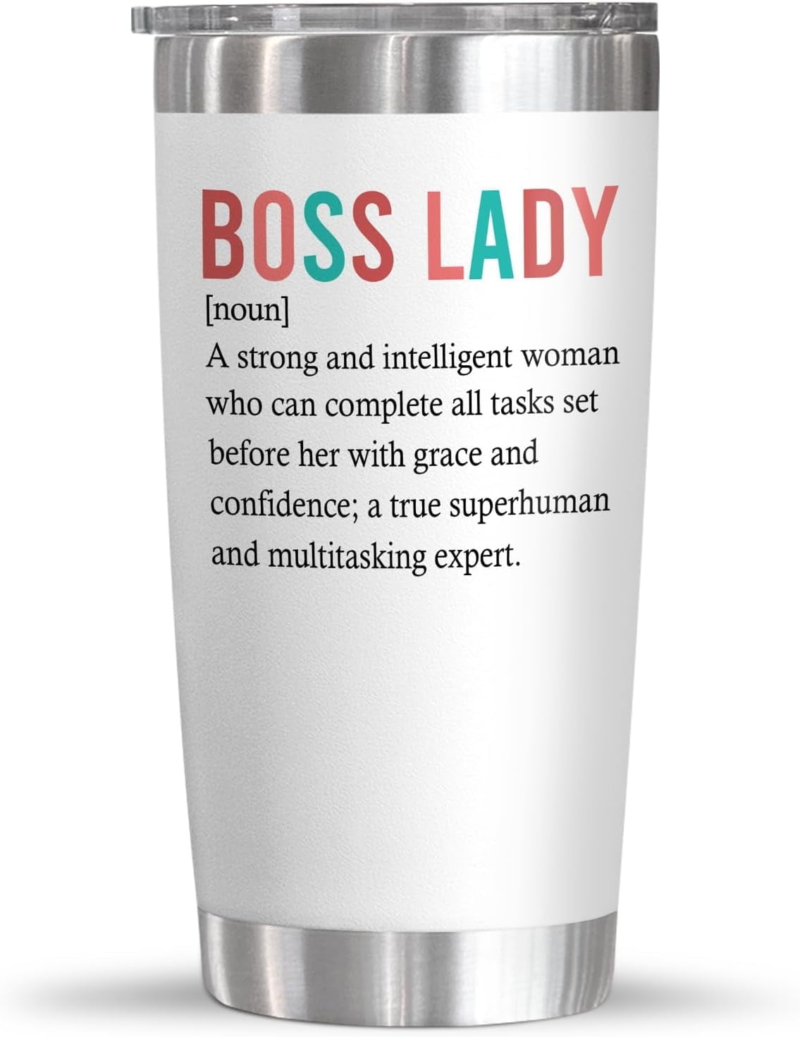 Boss Lady Gifts For Women - Christmas,Birthday Gifts For Boss,Manager,Leader,Boss Gifts For Women,Appreciation Gifts Coworkers,Leader,Manager,Colleagues - 20 Oz Stainless Steel Tumbler