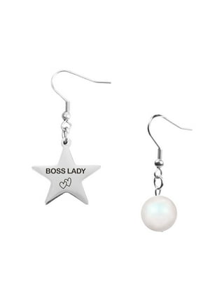 Girl boss shop earrings