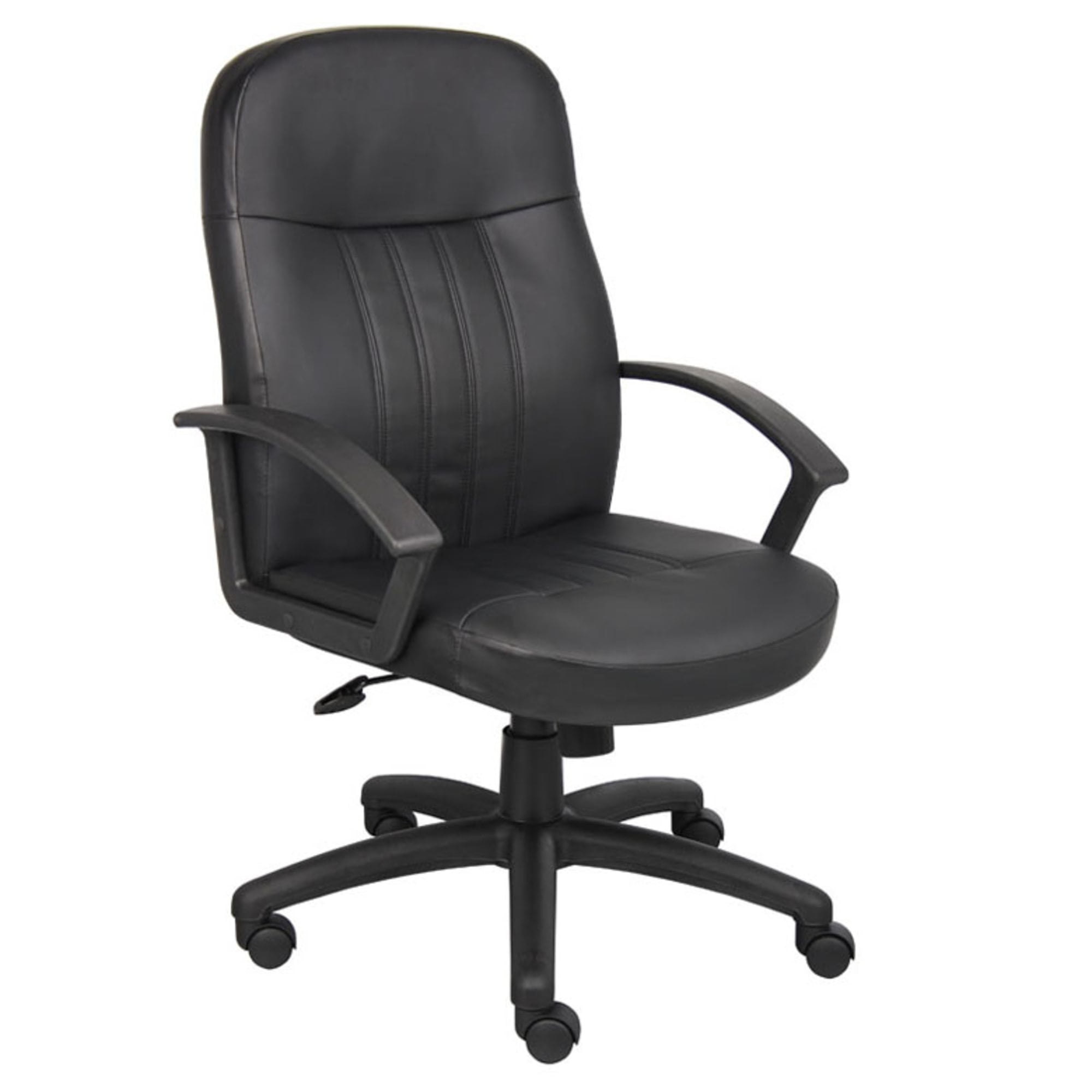 Black Leather High Back Ergonomic Executive Swivel Chair