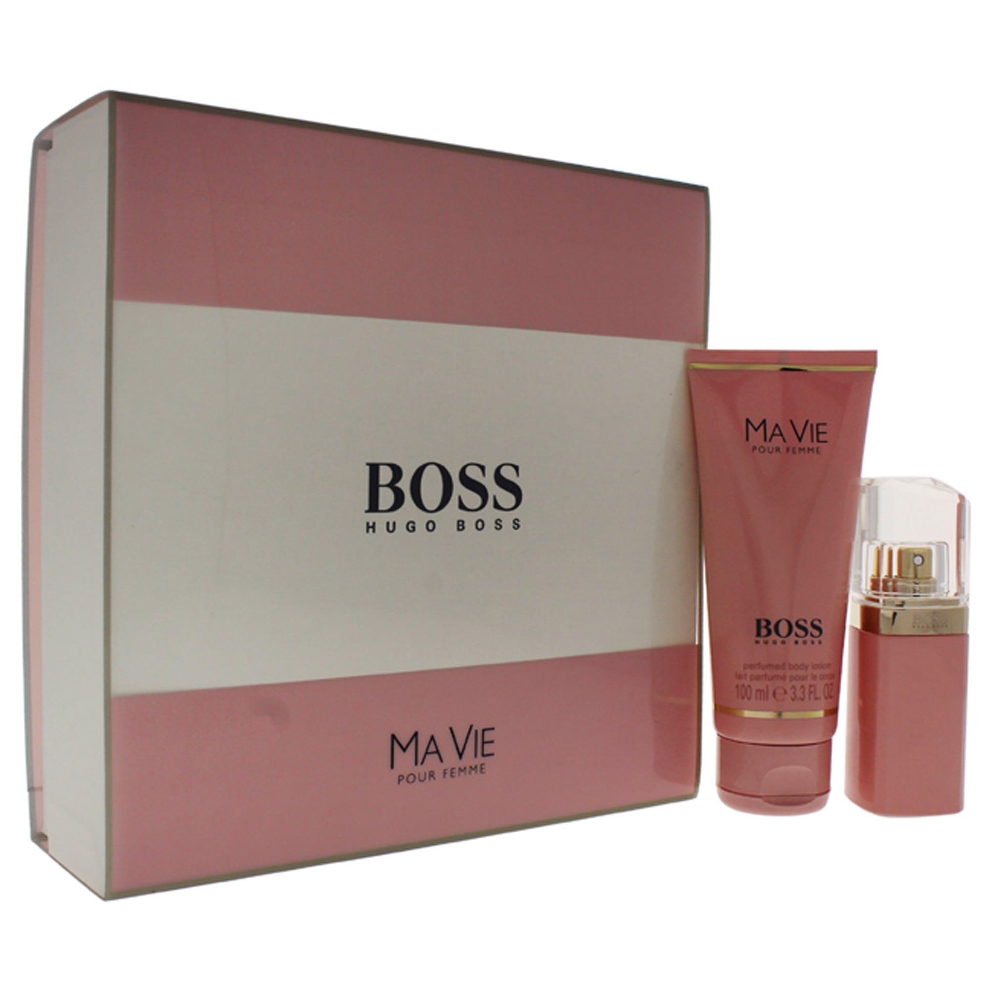 Boss - Boss Hugo Lotion Spray, 2 by EDP Gift Perfumed Body Pc Set 1oz Vie for Ma 3.3oz Women