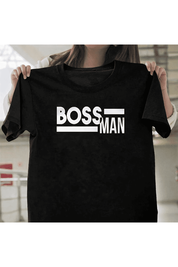Boss Man Funny Employer TV Show Office Cubicle Humor Gift Unisex T-Shirt, for men & women, up to size 5XL.