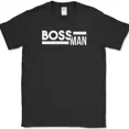 thumbnail image 1 of Boss Man Funny Employer TV Show Office Cubicle Humor Gift Unisex T Shirt up to 5XL, 1 of 2