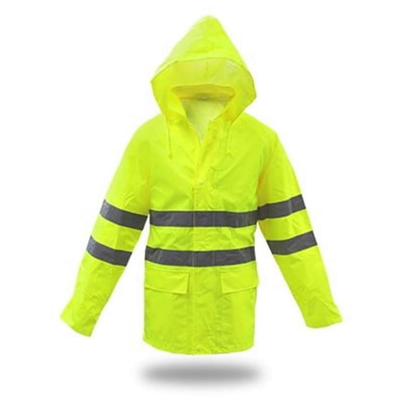 Boss Manufacturing 257066 Waterproof Rain Jacket, Yellow - Extra Large