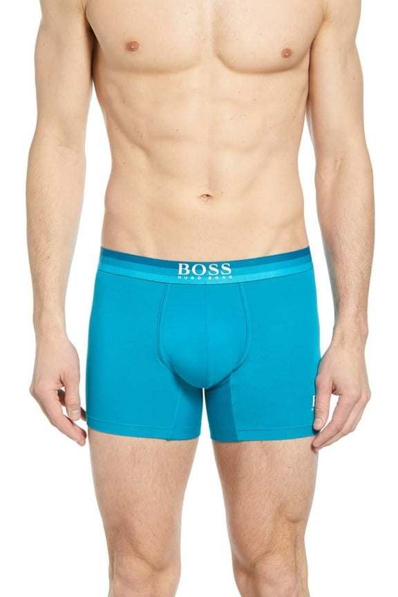 Men's Boxer Briefs, Size Small - Blue/green