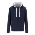 thumbnail image 1 of Boss Men's French-terry-cotton hooded loungewear jacket with logo-tape trims, 1 of 2