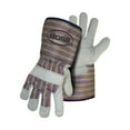 thumbnail image 1 of Boss Men's Indoor/Outdoor Gauntlet Cuff Work Gloves Gray L 1 pair, 1 of 2