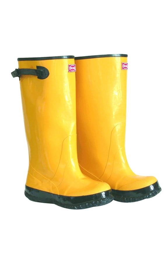 Boss 17In Yellow Rubber Over-The-Shoe Slush Boot Size 12