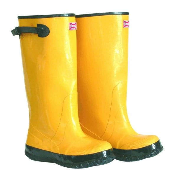 Protective Industrial Products Boss 17In Yellow Rubber Over-The-Shoe Slush Boot Size 12