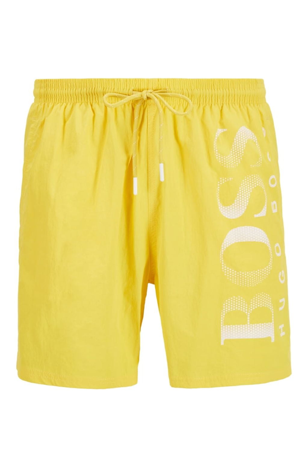 Boss Men's Logo-print swim shorts in technical fabric