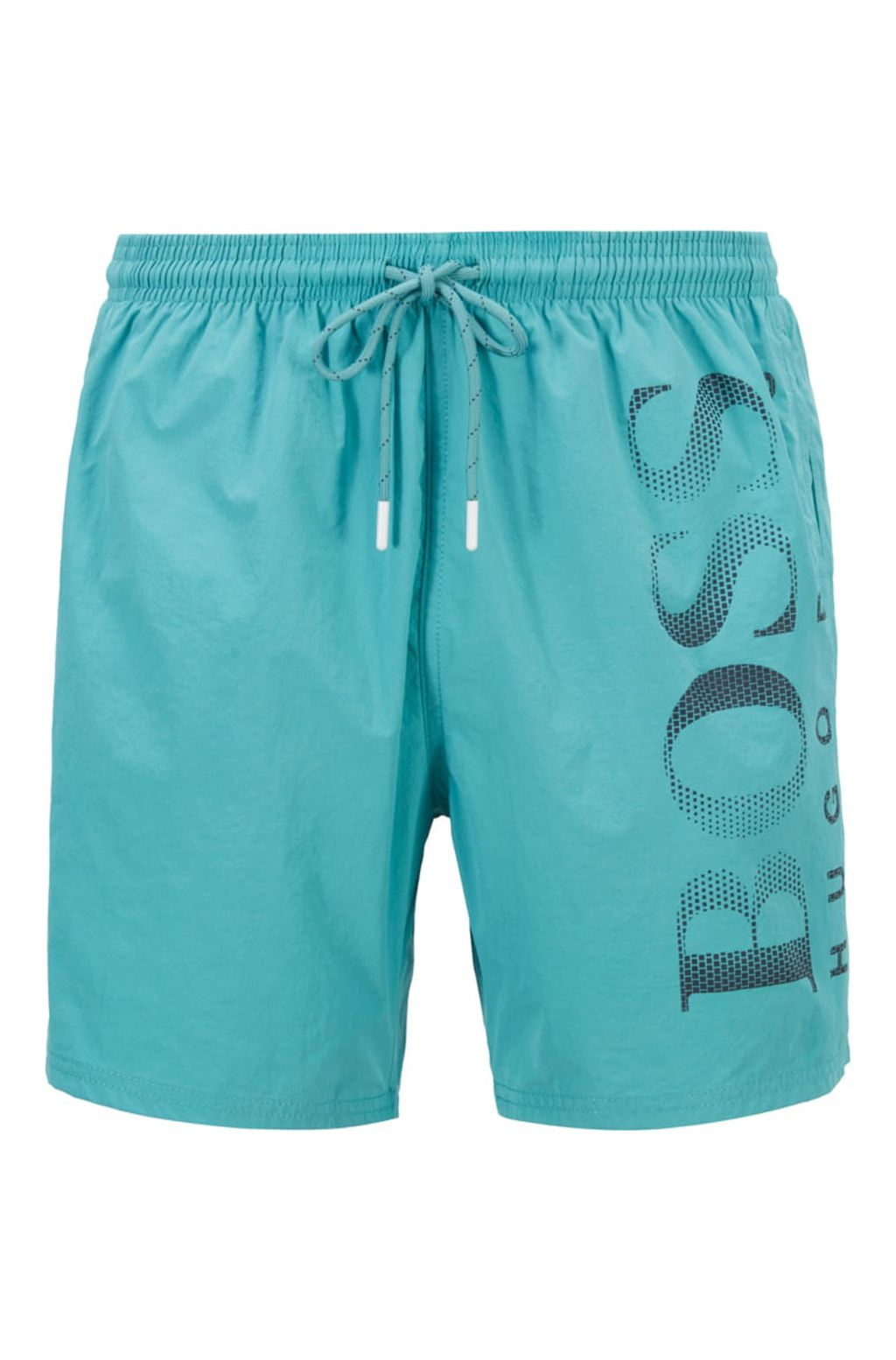Boss Men's Logo-print swim shorts in technical fabric